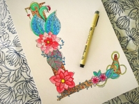Life-athon Floral Monogram
